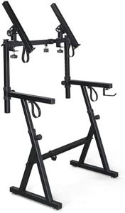 ShowMaven 2 Tier Piano Keyboard Stand - Z Style Heavy Duty Keyboard Stand, Adjustable and Portable Music Stand Fits for Digital Piano and Keyboard Pianos