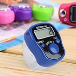 Aim Emporium Manual Digital Hand Tally Counter/Finger Counter with Led Light Color Blue.