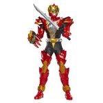 Power Rangers Dino Fury Spiral Strike Red Ranger, 12-inch Action Figures, Electronic Spinning and Light FX, Power Rangers Toys for 4 Year Old Boys and Girls and Up