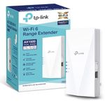 TP-Link Mesh WiFi 6 Booster, Ultraxtend WiFi Range Extender AX1500 Mbps with 1 Gigabit Port, Internet Booster, 5GHz, App Control Easy Setup, UK Plug (RE500X)