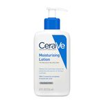 CeraVe Moisturizing Lotion For Normal to Dry Skin (236ml) - Formulated With 3 Essential Ceramides And Hyaluronic Acid | Non-Comedogenic, Oil Free And Fragrance-Free Body Lotion
