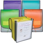 C-Line 7-Pocket Vertical Backpack File, Assorted, 1" x 10 1/4" x 12 3/4"