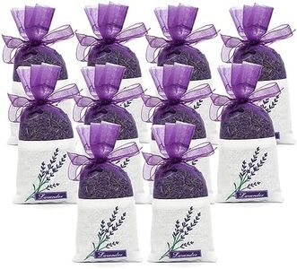 Haswer Lavender Sachets Bag for Drawers and Closets，Perfect for Cars, Gym Bags or Anyplace That Needs to Smell Better，Long-Lasting Fresh Scents，Pack of 10