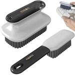 Supvox® 2 Pack Multipurpose Clothes Cleaning Brush Coat Brush Dust Remover for Clothes, Bathroom Cleaning Sink Brush, Shoe Brush (Grey)