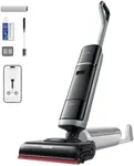 DREAME H15 Pro Heat Wet Dry Vacuum Cleaner, 185°F Hot Water Floor Cleaning, Cordless Vacuum Mop with GapFree AI Robotic Arm, 22KPa Suction, 0 Hair Tangle, 212°F Self-Clean, 194°F Hot Air Drying