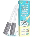 Simple Life Pumice Stone Toilet Bowl Cleaner with Extra Long Handle - Easy Solution for Limescale, Mildew, and Hard Water Stains on Toilets, Grills, Tiles, Grout, and Pools (2 Count)