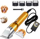 Electric Professional Dog Grooming Clippers, 350W Sheep Shears Pet Grooming Clippers for Heavy Duty Hair,Horses Cat Farm Livestock Fur Carpet Trimmers Shaver for Thick Coats