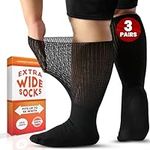 Wide Calf Socks, Women and Men's Wi