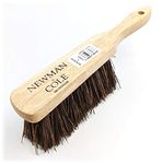 Newman and Cole Natural Wooden Hand Brushes - Choose from Hard Stiff Bristle Brush or Soft Brush with Natural or Synthetic Bristles (1 x Natural Bassine Stiff Hand Brush)