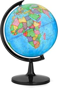 GOCHANGE Political Globe, 13" Educational Globes for Classroom, Educational Tool for Teachers, Parent, 360° Spinning Globe, Suitable for Age 8+ Children