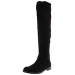 Kenneth Cole Women Wind-y Over The Knee Stretch Boot, Black, 7 UK