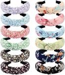 VELSCRUN Hairband, 12 Pcs Knotted H