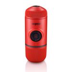 Wacaco Nanopresso Portable Espresso Maker, Upgrade Version of Minipresso, 18 Bar Pressure, Red Patrol Edition, Extra Small Travel Coffee Maker, Manually Operated