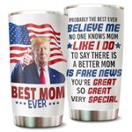 PUREFLY Mother's Day Gift Ideas for Mom, Trump Best Mom Insulated Travel Tumbler 20oz