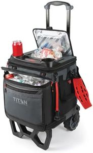 Arctic Zone Titan 22.5 Litre (23.7 US Quart) 60 Can Cooler with All Terrain Cart