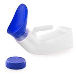 AWOKEN Women Urinals, Portable Pee Cup with Screw Cap Lid and Funnel, Anti-Tipover Design and Sprillproof, Urinal for Women and Men Camping, Car Travel, Outdoor