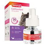 Beaphar | CatComfort Calming Diffuser Refill | Reduces Anxiety & Stress in Cats | Helps Ease Fear of Fireworks | Covers 70m² Area | Lasts Up To 30 Days