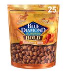 Blue Diamond Almonds Bold Habanero BBQ Intense Taste resealable Zipper American Edition Made in USA 25oz/709g Smart Snacking…