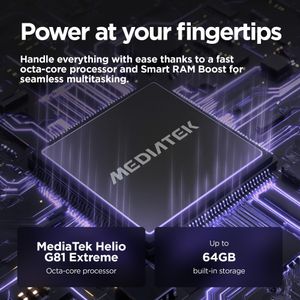 Motorola E15 Smartphone, 2GB RAM 64GB Storage – Denim Blue