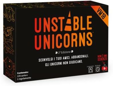Asmodee, Unstable Unicorns VM18, Gioco da Tavolo per Adulti di Cattiveria e Unicorni Hot, 2-8 Giocatori, 18+ Anni, Edizione in Italiano
