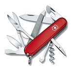 Victorinox 54821 Mountaineer Pocket Knife (Red), 91mm