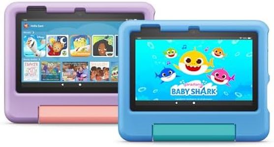 Amazon Fire 7 Kids Tablet 16 GB 2-Pack (Blue and Purple)