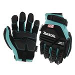 Makita T-04282 Advanced ANSI 2 Impact‑Rated Demolition Gloves (Large)