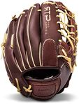 Franklin Sports Baseball Gloves - RTP Pro Baseball Fielding Glove - Infield, Outfield Glove - 12.0" Trap Web, Brown