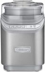 Cuisinart ICE-70P1 Cool Creations 2-Quart Soft Service, Brushed Chrome, Ice Cream Maker with Countdown Timer