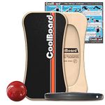 CoolBoard 2in1 - Medium – 3D Balance Board/Core Trainer & Superior Wobble Board