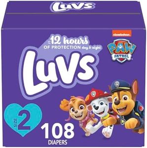 Luvs Diapers - Size 2, 108 Count, Paw Patrol Disposable Baby Diapers