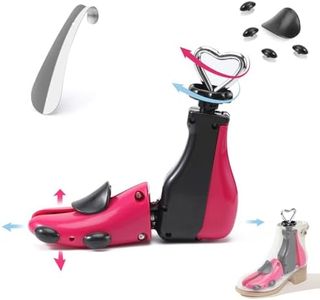 ZVEARHNT Shoe Stretcher, Leather Shoe Stretcher, Boot Tree With Multidirectional Shoe Adjustment(For Women 4.5-9.5, Rose(1pcs), Women Size 6-11,Men'S 5-9.5