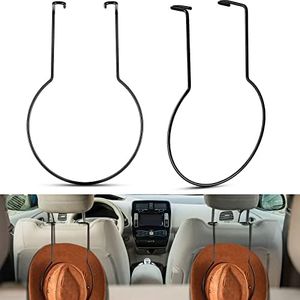 Ferraycle 2 Pcs Cowboy Hat Rack Cowboy Hat Holder Hard Hat Holder for Truck Seat Car Hat Holder for Car Truck SUV Seat Accessories to Keep Shape