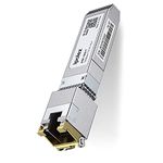 1.25/2.5/5/10G SFP+ RJ45 Copper Transceiver, 10GBase-T RJ-45 SFP+ Module, Compatible for Cisco SFP-10G-T-S, Ubiquiti UniFi UF-RJ45-10G, Mikrotik, Fortinet, Netgear, D-Link(CAT.6a/CAT7, 30m)