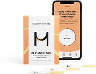 Modern Fertility Ovulation Test - 20 Test Strips, Free iOS App to Scan and Log Results with Your Camera