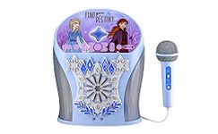 eKids Disney Frozen Karaoke Machine, Easily Access Frozen Playlists with New EZ Link Feature