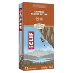 Clif Bars - Energy Bar / Nutritional Protein Bar - Crunchy Peanut Butter - Plant Based Protein - 12 x 68 g