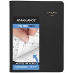 AT-A-GLANCE 2025 Appointment Book Planner, Daily, Two Person Group Planner, 8" x 11", Large, Quarter-Hourly, Black (702220525)