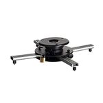 celexon projector ceiling mount universal PS Ultraflat - Ultraflat beamer mount - 20kg capacity - black - 62mm high - 360°