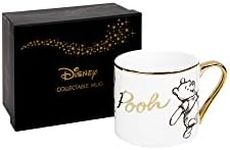 Happy Homewares Pooh Classic Collectable New Bone China Mug with Gold Trim and Gift Box - Officially Licensed