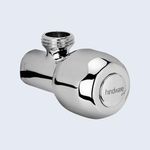 Hindware F850030CP Angular Stop Cock, Angle Valve for Bathroom With Chrome Finish