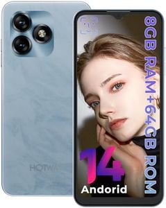 HOTWAV Note 15 Smartphone 2024 Android 14 Cellulare 8GB RAM+64GB ROM/1TB TF 6,6'' HD+,5160mAh 13MP Fotocamera Dual SIM 4G Telefono Cellulare,Ultra Sottile/GPS/Montato Lateralmente Fingerprint/Face ID