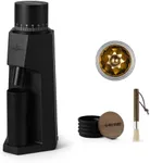 MHW-3BOMBER Electric Conical Burr Coffee Grinder, Single Dose Coffee Bean Grinder with Brush and Top Blower for Home Use/Espresso/Pour Over/Drip/French Press, Infinite Adjustable, Metal G6150B-OS