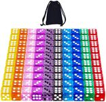 SIQUK 100 Pieces Game Dice Set 12mm