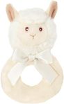 Bearington Collection Baby Lil’ Alma, 5.5 Inch Plush Llama Stuffed Animal Soft Rattle