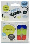 PUTTY BUDDIES Original Swimming Earplugs, 3-Pair Pack (Colours may Vary)