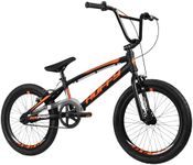 HX Pro 20-inch Aluminum BMX Race Bike, Black and Orange