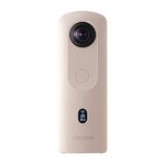 Ricoh Theta SC2 Beige 360°Camera Optical Zoom 4K Video with Image Stabilization, Beige