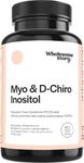 Myo-Inositol & D-Chiro Inositol Blend | 90-Day Supply | Most Beneficial 40:1 Ratio | Hormonal Balance & Healthy Ovarian Function Support for Women | Vitamin B8 | Made in USA (360 Capsules)