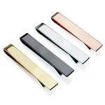 HAWSON 2 inch Tie Clips for Men-Skinny Tie Bar Tie Set for Wedding Anniversary Business and Best Gift for Dad Husband Brother, metal, not-applicable